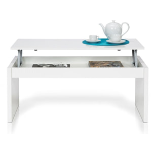 Mesa de centro elevable Zenit Blanco