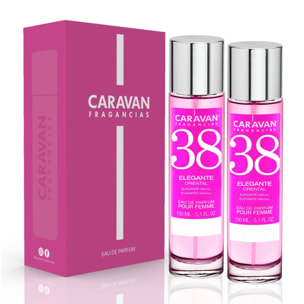 Caravan fragancias - caja de regalo con 2 perfumes nº38 de 150 ml, para mujer