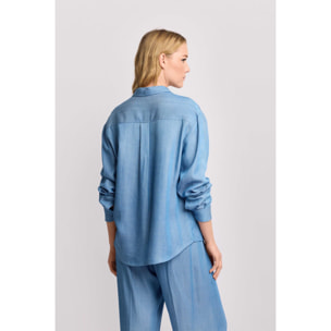 Kocca - Camicia con colletto a punta Donna, Tinta unita, Colletto di camicia