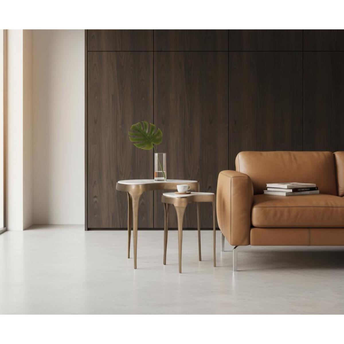 Ensemble 2 tables basses - 50x50x37