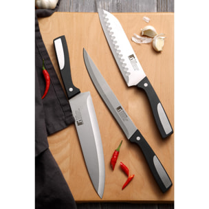 Cuchillo Santoku Bergner Resa acero inoxidable 17,5 cm