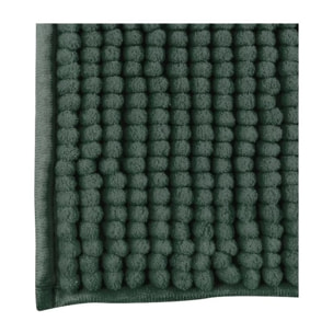 Tapis de bain Microfibre CHENILLE Vert Foncé MSV