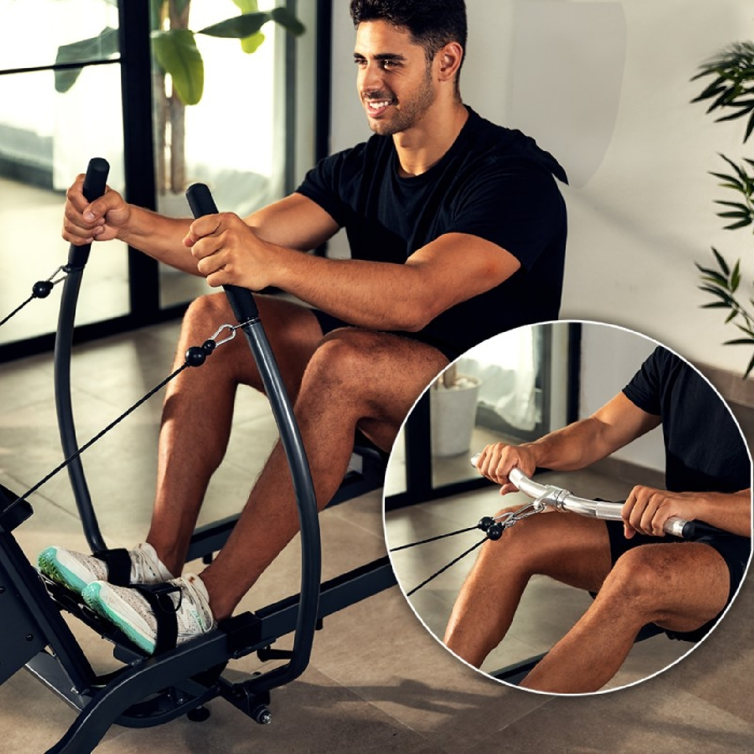 Cecotec Rameur à eau Drumfit Rower 20000 Neptuno