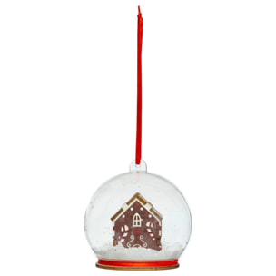 Boule de Noël maison biscuit 80mm