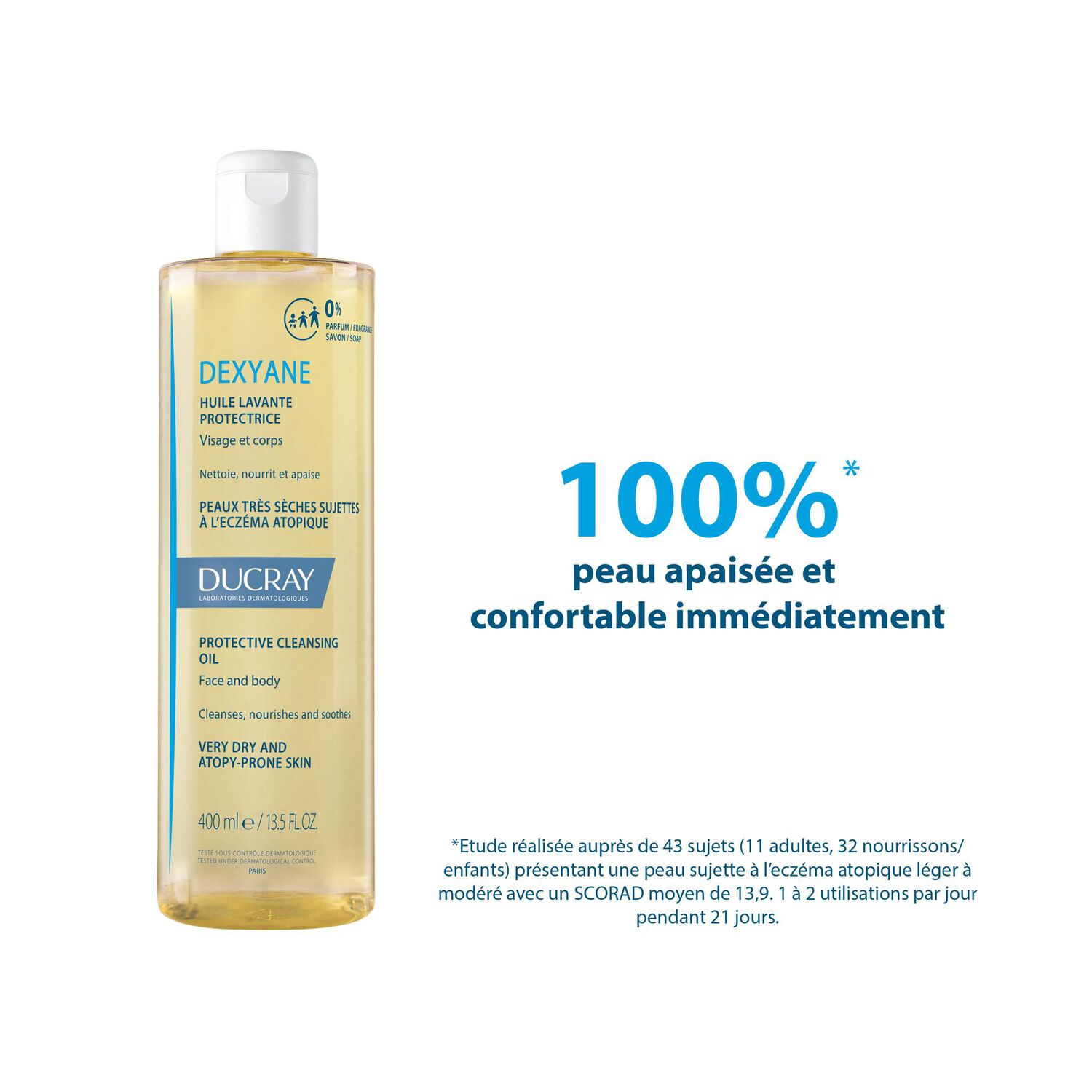 Ducray - Dexyane - Huile Lavante Protectrice - Huile Lavante Protectrice