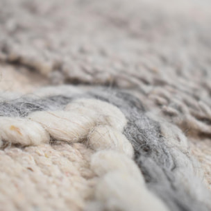 tapis tissé à la main, texture originale avec un aspect relief