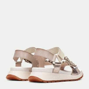 Sandalia Sport Maui Taupe 4,5 cm