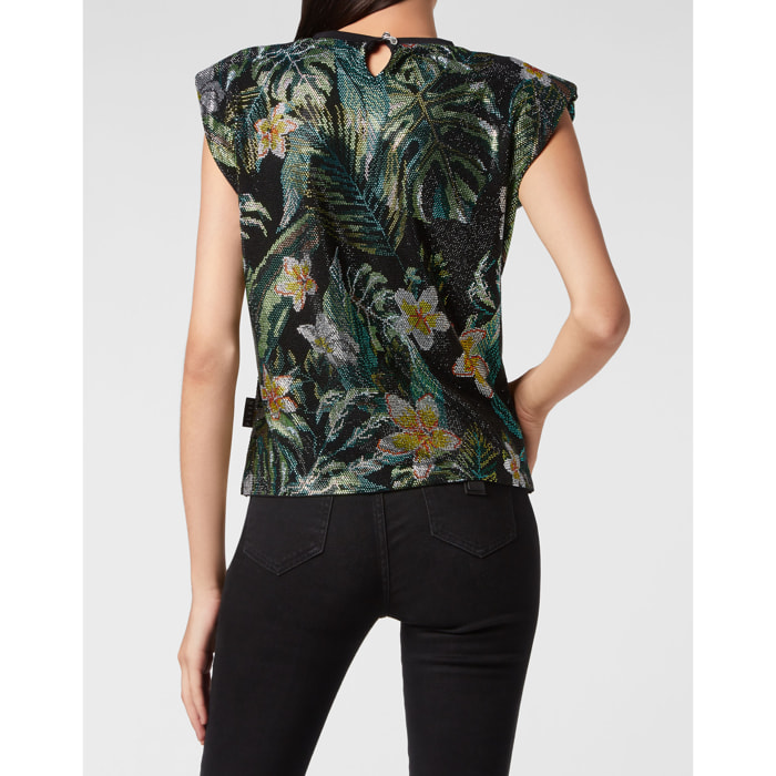 PHILIPP PLEIN T-Shirt Round Neck HAWAII