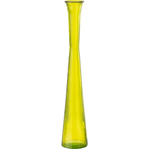 J-Line vase Tube - verre - jaune - 51 cm de hauteur
