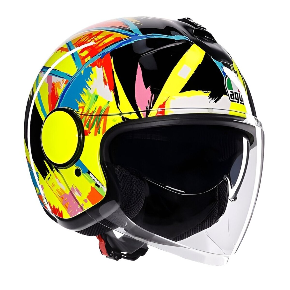 CASCO AGV ETERES E2206 ROSSI WINTER TEST 2019