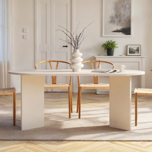 Table à manger ovale 8 pers. - SUNA