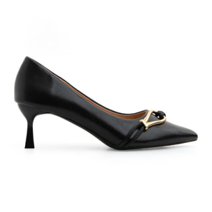 Decolleté golden touch - NERO