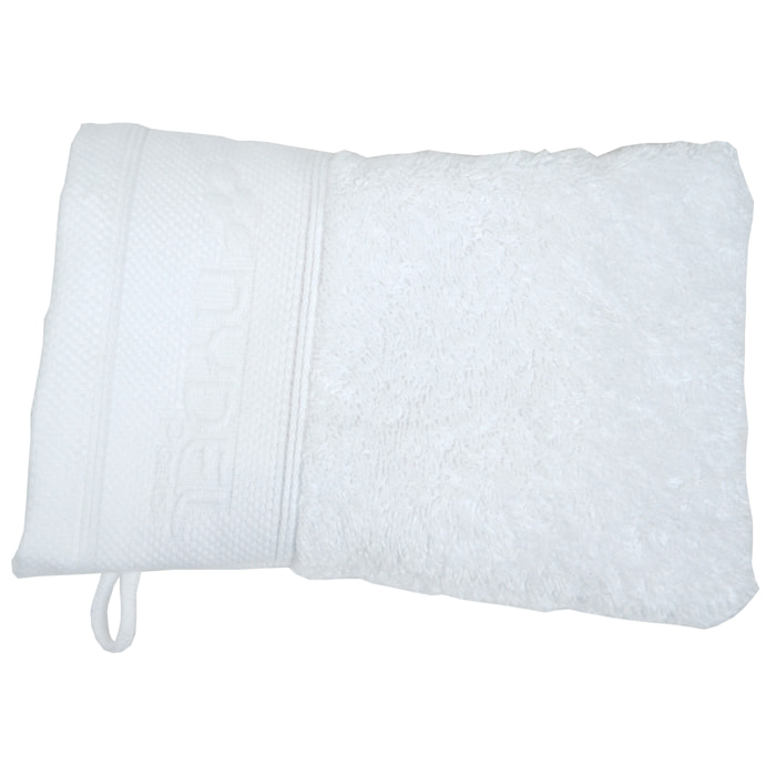 Lot de 2 gants de toilette - 100 % coton bio 700 g/môì