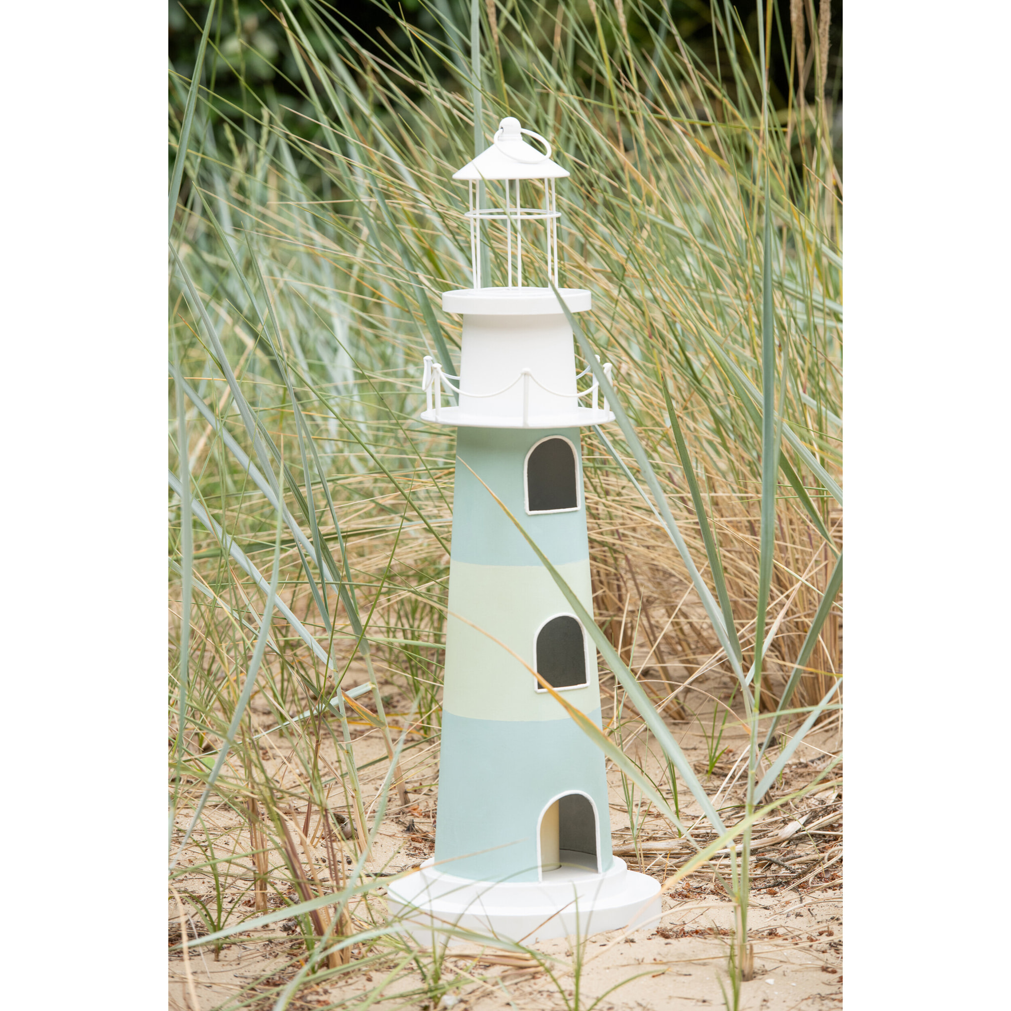J-Line Phare avec Lumière - métal - bleu clair/blanc