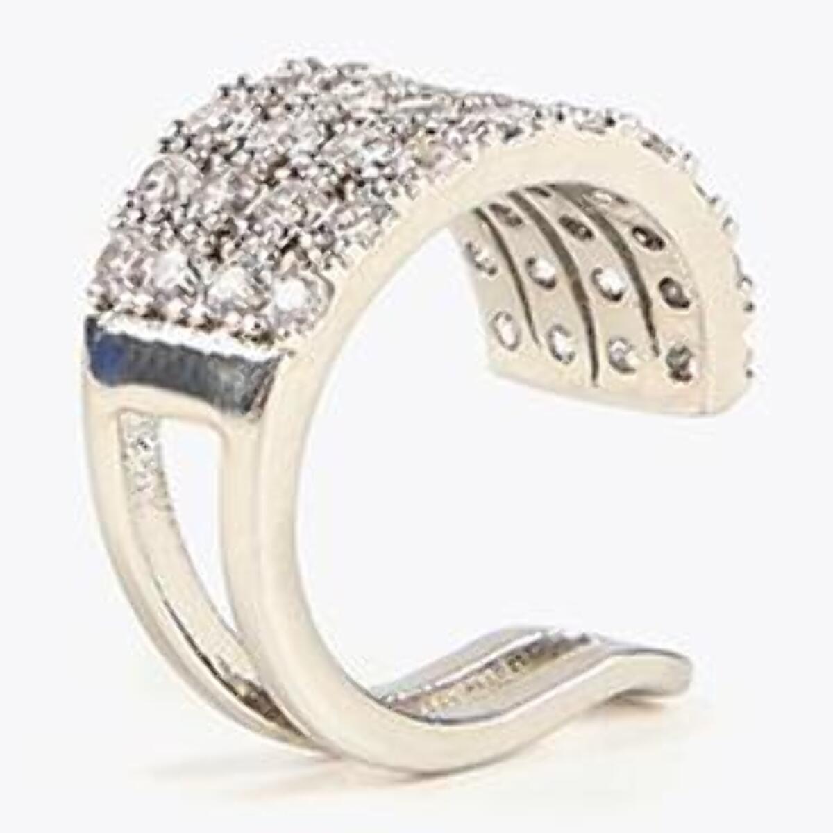 Orecchino piercing in cristallo