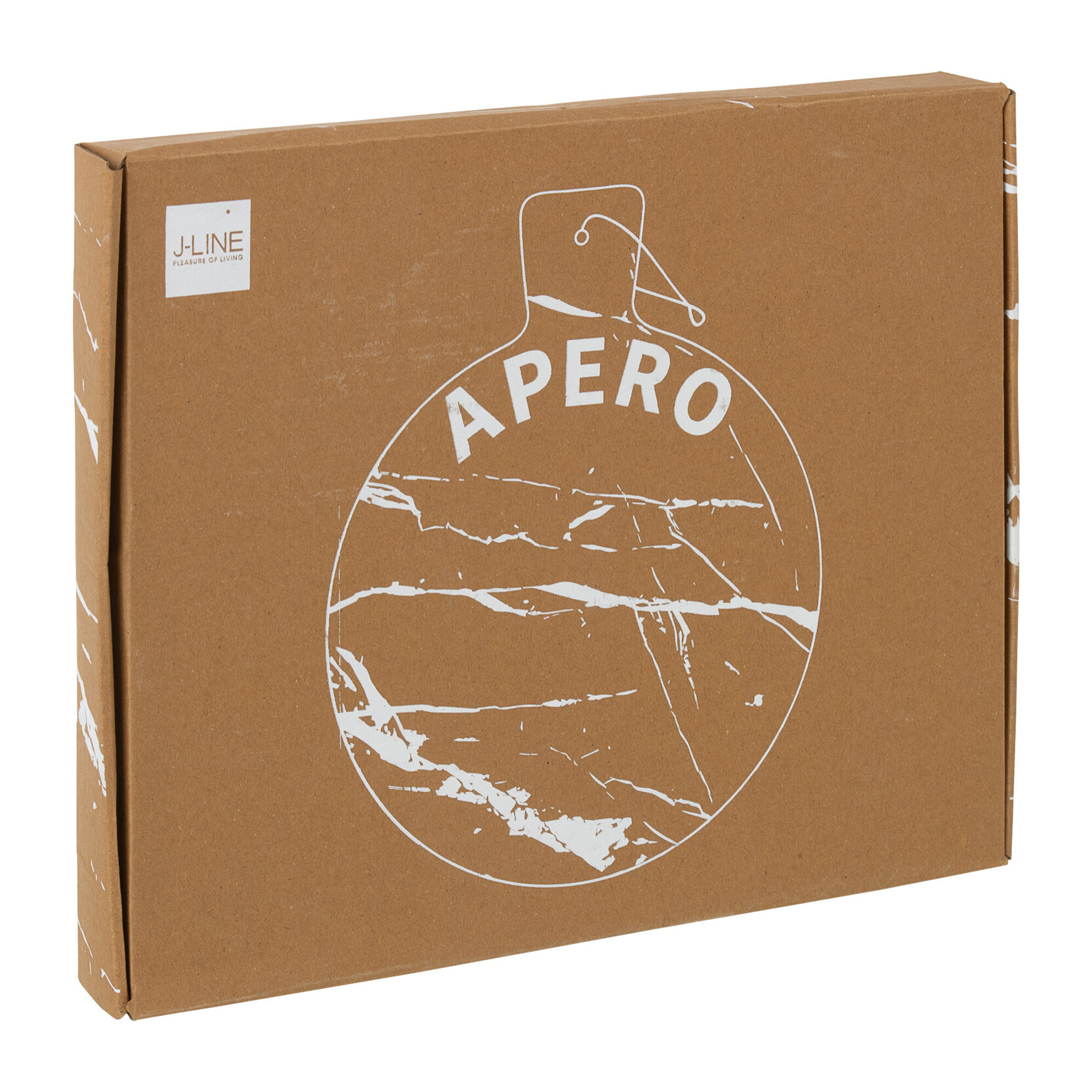 J-Line planche à fromage - noir/or