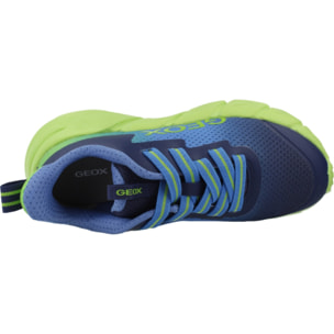 Zapatillas Niño de la marca GEOX  modelo J FLEXYPER FAST BOY AZUL