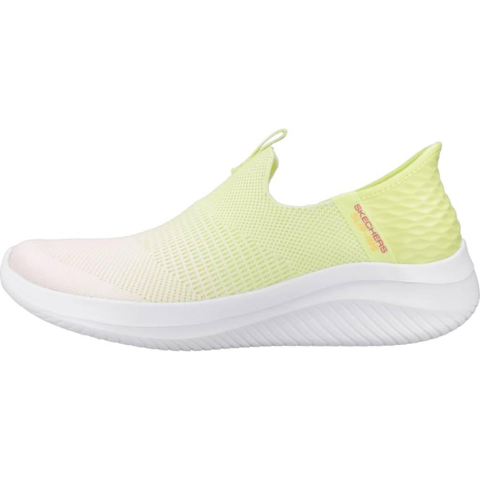 Sneakers De  Mujer Slip Ins: Ultra Flex 3.0 Amarillo