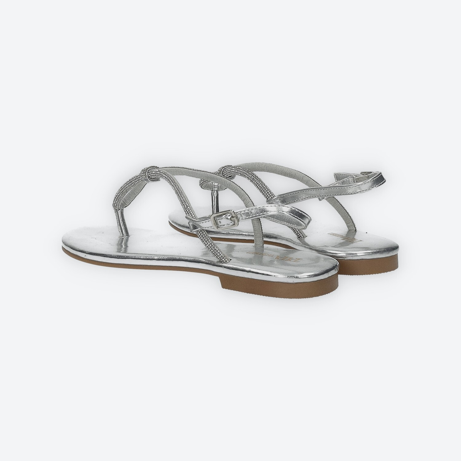 Sandali Donna Tata Italia Argentato