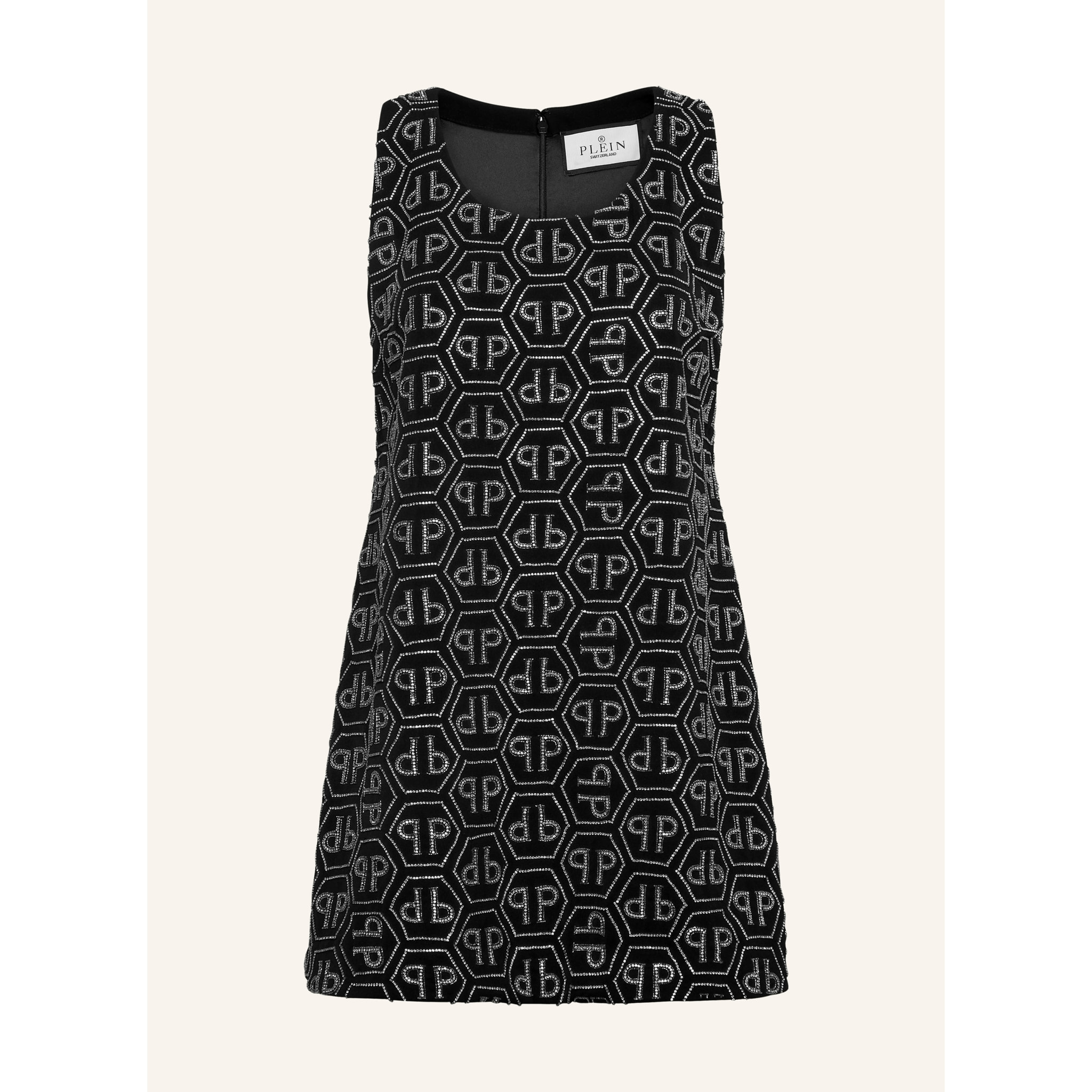 PHILIPP PLEIN Abito lungo MONOGRAM