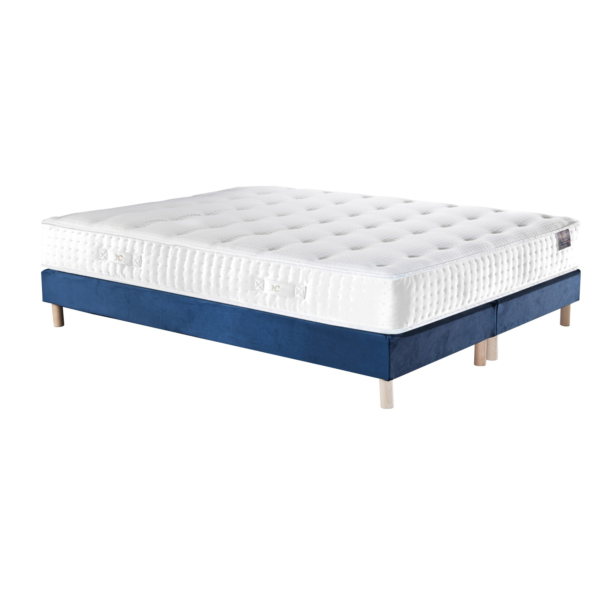 Ensemble matelas ressorts mémoire de forme, PULSAR + sommier 11 cm