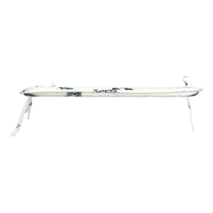 Galette de chaise Garrigue 39x39cm imprimée blanc