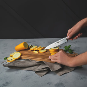 Couteau à trancher 16 cm, Tranchant lisse