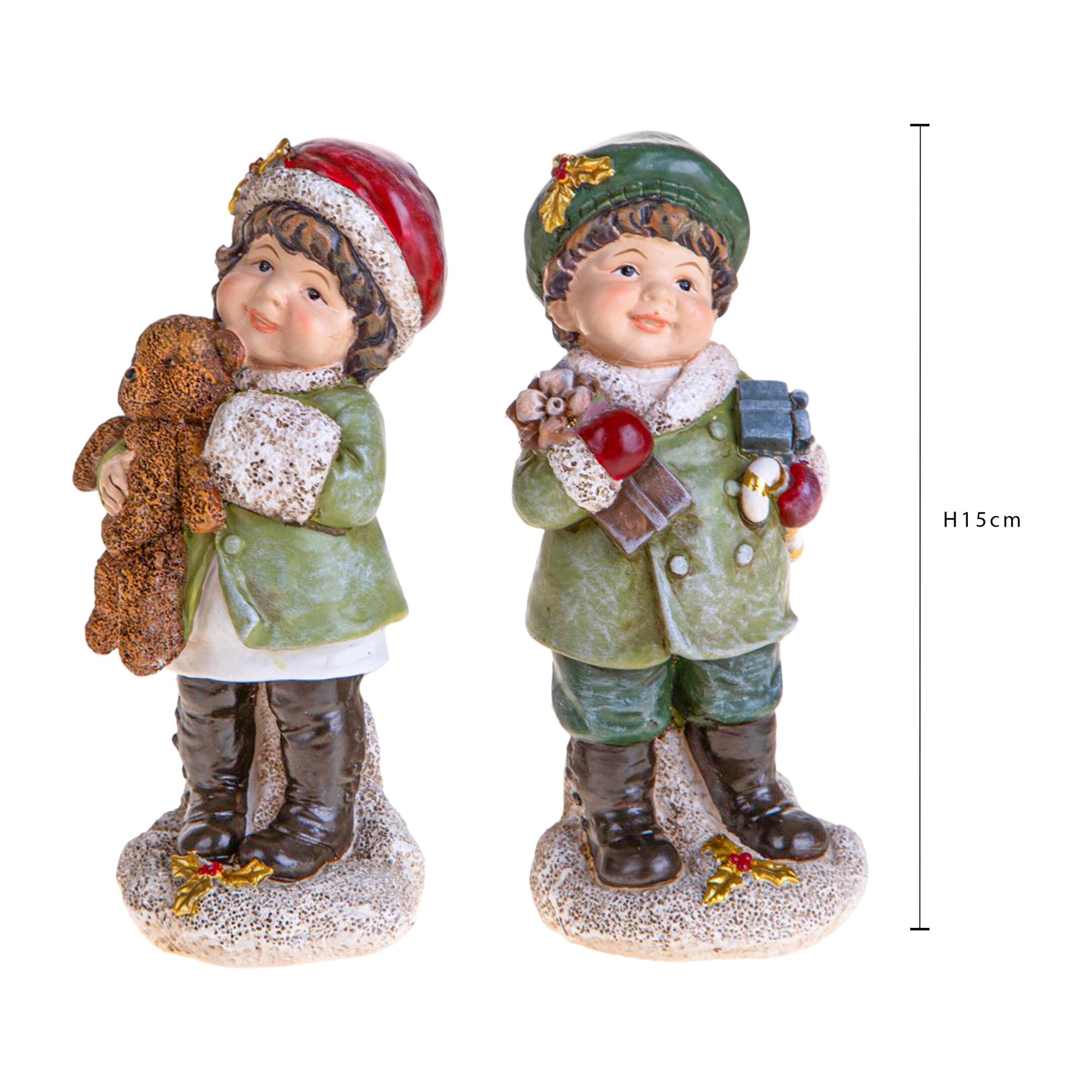 bimbi con doni e orsetto - Pezzi 2 - VERDE - Bianchi Dino SpA