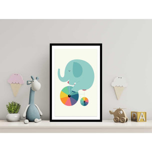 Affiche elefant circle Affiche seule