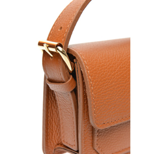 Borsa a spalla Anna Luchini Cammello