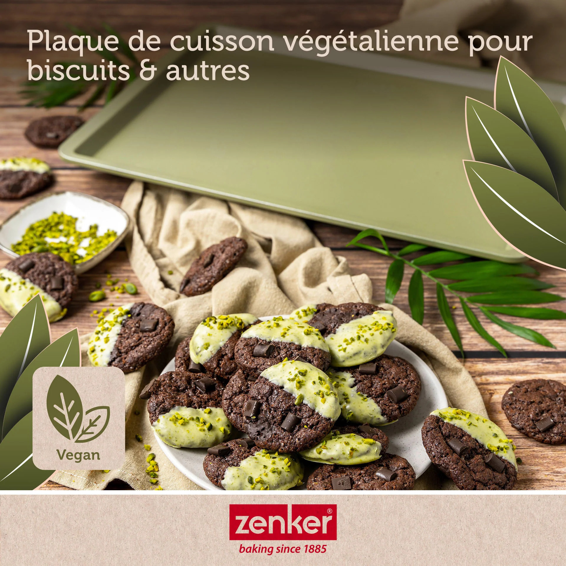 Plaque à pâtisserie 42 x 32 cm Zenker Green Vision