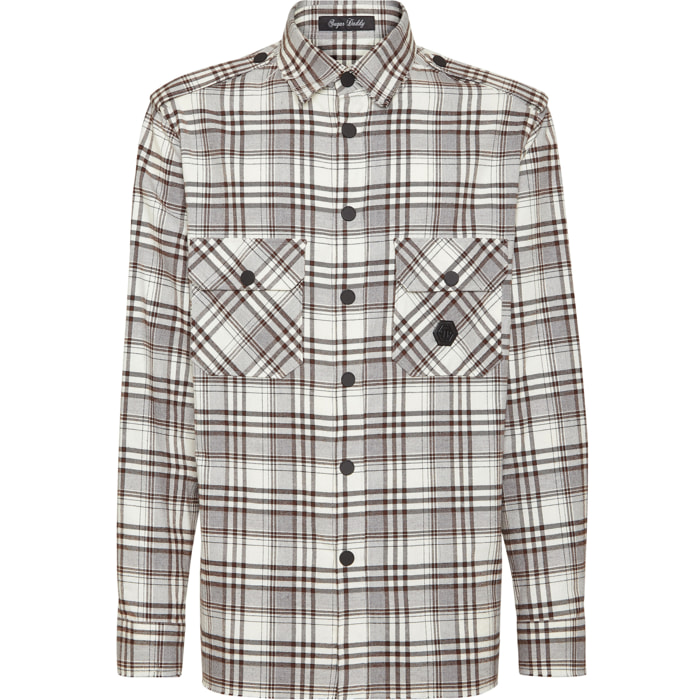 PHILIPP PLEIN Camisa Oversize Fit SKULL&BONES