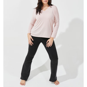 Maglia manica lunga in viscosa sostenibile vestibilità over