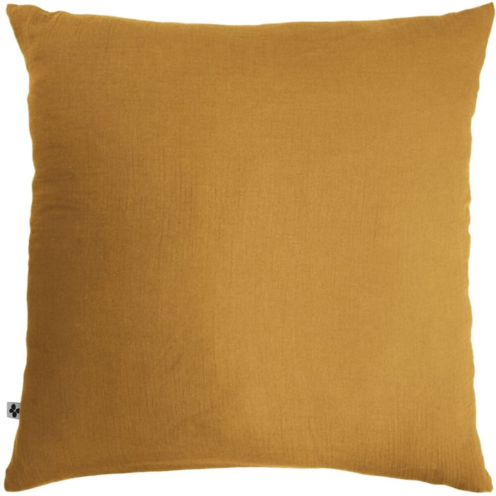 Taie D'oreiller 100 % gaze De Coton Safran