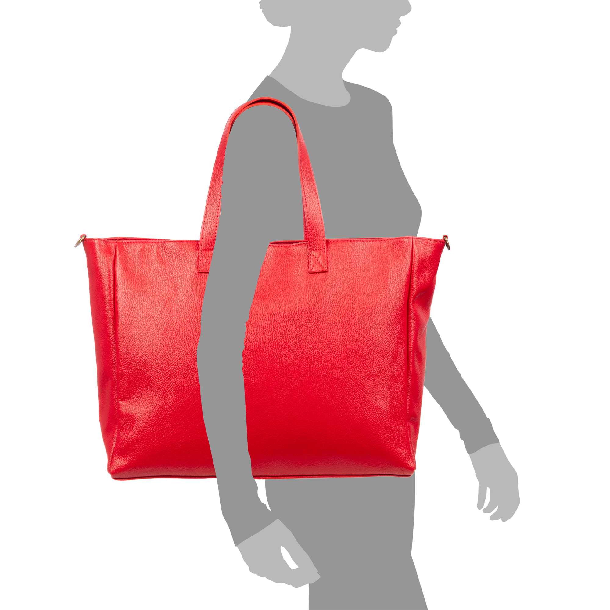 Balsorano borsa shopper donna oversize. Pelle autentica Dollaro.