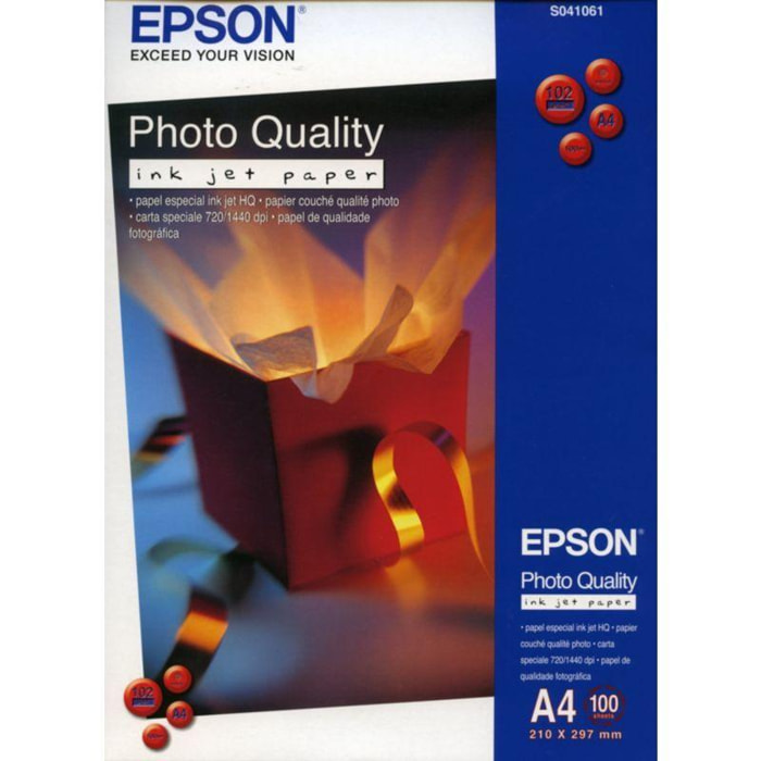 Papier photo EPSON S041061 100F A4 100g/m2
