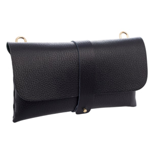 Bernezzo bolso de bandolera mujer. Piel auténtica acabado Dollaro.