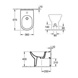 Bidet à poser O Novo