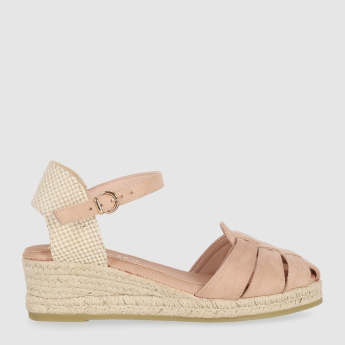 Sandalias de Tejido - Arena - Tacón: 5 cm