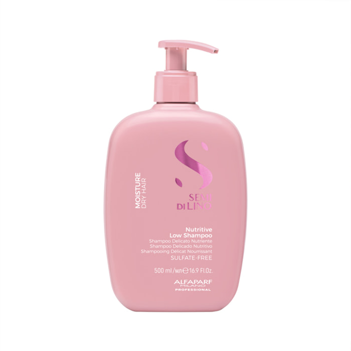 ALFAPARF MILANO Semi Di Lino Champú Hidratante Nutritivo Bajo 500ml
