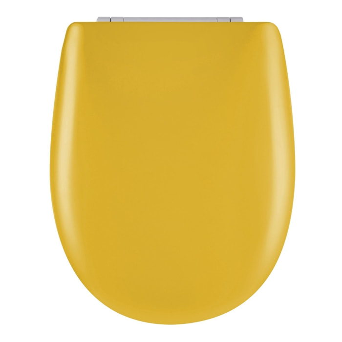 Abattant easy clip avec descente manuelle uni - Jaune Curry