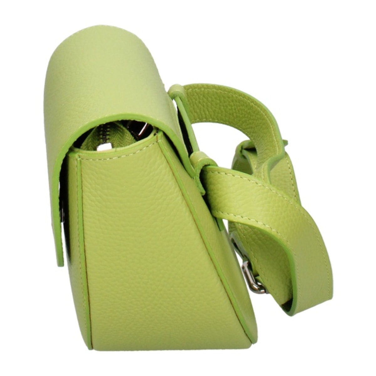 Marsupio da donna in vera pelle - Modello False - Made in Italy - 25.0 x 15.0 x 9.0 cm
