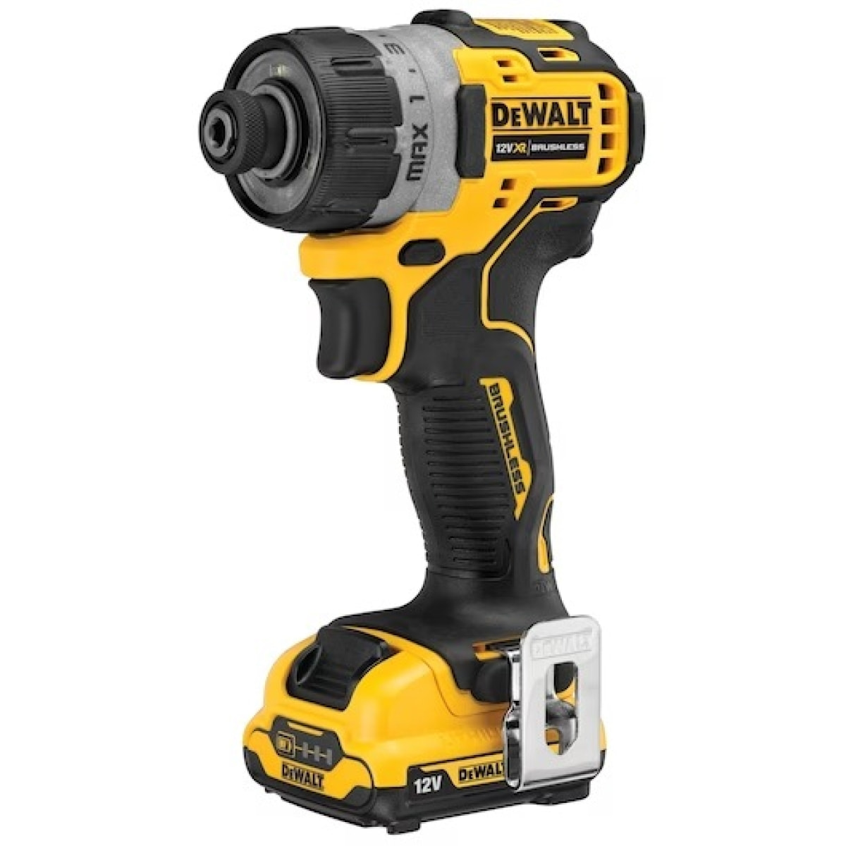 Visseuse XR 12V 2Ah Li-Ion Brushless DEWALT 15 Réglages de Couple - DCF601D2-QW