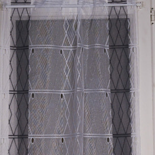 Modulable à losanges verticaux - Gris clair
