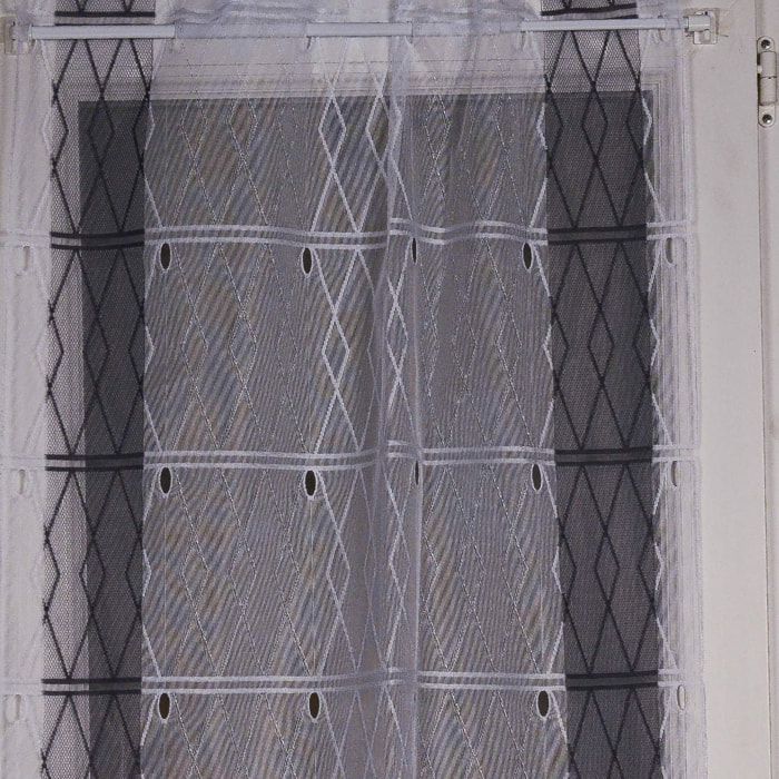 Modulable à losanges verticaux - Gris clair