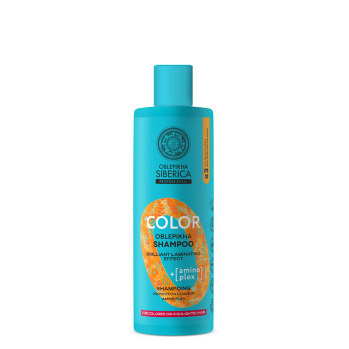 Oblepikha_O Color - Shampoing Color à l'argousier Cheveux Colorés et Méchés 400ml