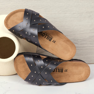 SANDALO CON ZEPPA BILLOWY NERO