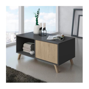 Mesa de centro Wind Gris Antracita - Puccini