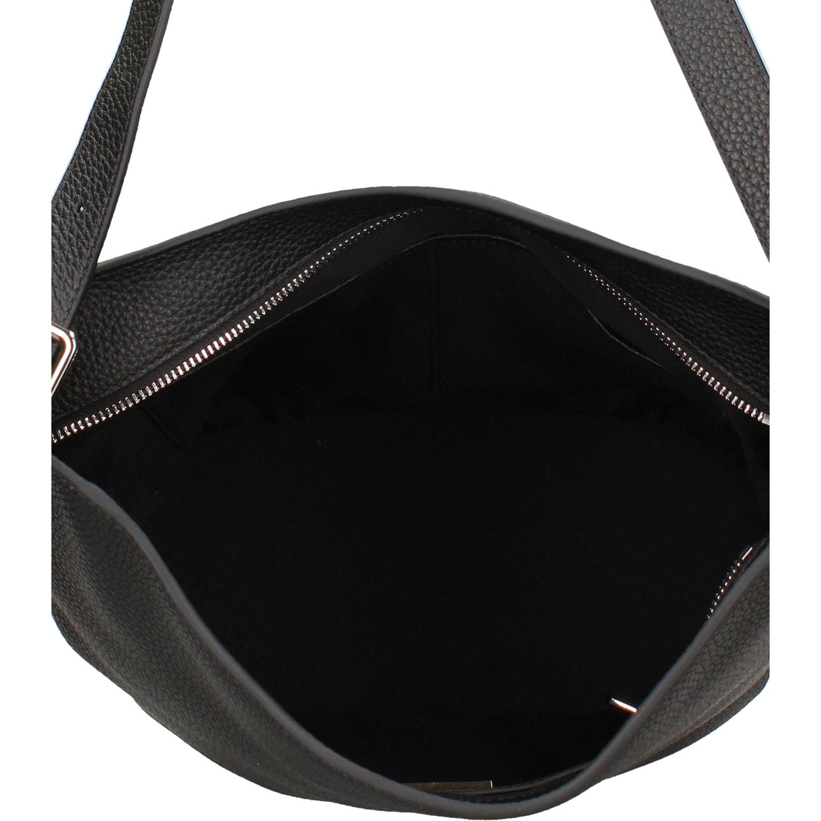 Borsa a spalla da donna Made in Italy - Modello Zelia Plus - 100% pelle - 29.0 x 32.0 x 17.5 cm