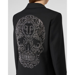 PHILIPP PLEIN Boyfriend's Fit Blazer Baroque Skull